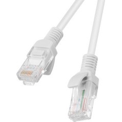 Patchcord cat.6 utp 0.25m pelēks fluke pagājis 10-pack