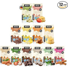 INSTICK Sugar-free Instant Drink (Learning Pack for Dairy Products) - 1 Pack for 12 x 0.5 L - Ideal for Milk, Yogurt, Skyr, Quark Vegan & Low Calorie