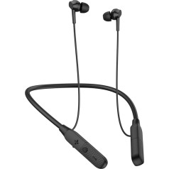 LAMA Bluetooth 6.0 Headphones Sports Earphones 30 Hours Playtime ENC Noise Cancelling Wireless Sports Headphones In-Ear Headset Neckband for Hiking Running Black