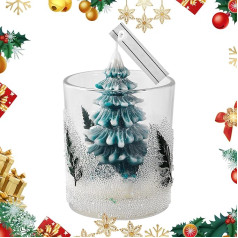 Scented Candles in Glass Christmas Aromatherapy Stress Relief Candle in Glass Gift Set for Women Oriental Fragrance Gift for Christmas Valentine's Day Anniversary Mother's Day (Oud Agarwood)