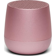 Lexon Design Mino+ Bluetooth Speaker made of Aluminium, in Pink, 3W, Dimensions: 3.7 cm x 3.7 cm x 3.2 cm, LA125LP
