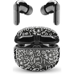 Music Sound - Fancy Bluetooth TWS Headphones - In-Ear Design - Wireless - Charging Case - Microphone - Playback Time Up to 25 Hours - Many Colours and Patterns Available