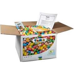 PlayMais Eduline Craft Set For Children Aged 3 and Above Motor Skills Toys 50 Pages Templates for Crafting and Learning Encourages Creativity and Fine Motor Skills Natural Toy, Small, small