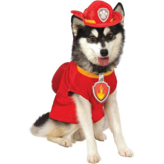 Rubie's Official Paw Patrol Marshall Pet Dog Costume, Size: Large Neck to Tail 22 Inch, Chest 20 Inch