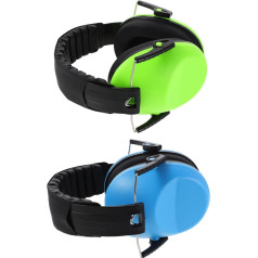 Yardwe 2 Pack Noise Reducing Headphones for Air Travel Noise Protection for Toddlers Sleeping for Concerts Sky Blue