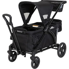 Baby Trend Expedition Wagon Plus 2-in-1 Pushchair Ultra Black