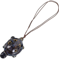 MUELODSIC 6loch Turtle-shaped Ocarina Instrument Portable Beginner Ocarina Ceramic Wind Instrument for Music Lovers