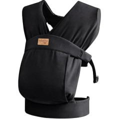 Baby Carrier, Baby Carrier for Newborn and Toddler, Skin Friendly and Soft Front, Perfect Baby Gift (Black)