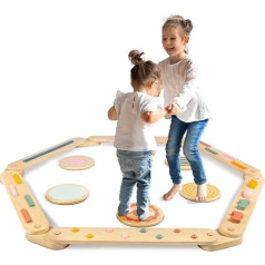 LOL-FUN Rainbow Balance Beam