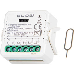 72-089# Inteliģentais gaismas reostats divkanālu wifi wifi slēdzis.