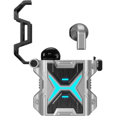 Wireless Gaming Earbuds, ENC Noise Cancelling Semi In Ear Headphones 45ms Low Latency Gaming Headphones Bluetooth 5.3 Stylish Game Sports Earbuds for iPhone Android