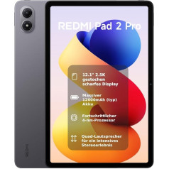 XIAOMI REDMI Pad 2 Pro, 8+256GB, 12.1 Inch 2.5K 120Hz Display, Huge 12,000 mAh (Type) Battery, 4nm Processor, Seamless Connectivity, Graphite Grey