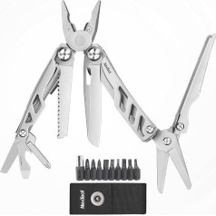 NexTool Flagship Max 14-in-1 Multi Tool Pliers with 80Cr14Mov Pocket Knife, 2 Safety Locks and Scissors, Multi-Tool EDC Multitool Tool for Camping, Multi Tool Men Gifts