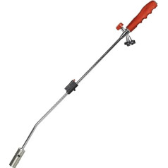 ROTHENBERGER Industrial Weed Burner, Weed Killer, Gas Burner with Piezo Ignition, Flame Flame Adjustable, Grill Lighter (without Gas for Use with Gas Bayonet) 1500003637