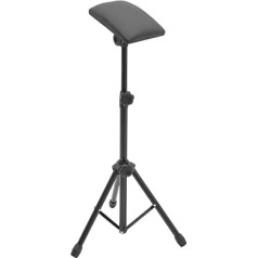 Tattoo Armrest Stand Tripod, Foldable Tattoo Armrest Leg Rest Stand Adjustable Height and Tilt Black Leather Pad Professional Heavy Equipment for Studio Salon Tattoos Used