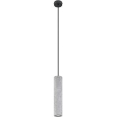 Sollux Lighting LUVO Pendant Light Ceiling Light Concrete 1 Bulb Grey