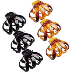 Set of 6 Octopus Non-Slip Hair Clips