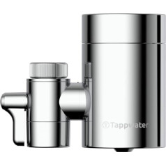 Tappwater EcoPro SMR Water Filter Faucet with 6 Levels and Swedish Mineral Rock. Filters +100 Fabrics and Adds Minerals for Pure, Healthy Water. Water Purifier with Exclusive Technology