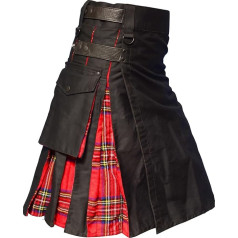 Hybird Men's Utility Kilt with Leather Strap