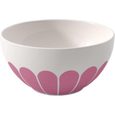 Villeroy & Boch - Fleur Cassis Cereal Bowl, Pink, Dishwasher Safe, Microwave Safe, Bowl for Cereal, Yoghurt & Snacks, Bowl, Small Ramen Bol Bowl, Floral Pattern, Premium Porcelain