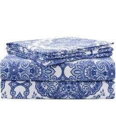 pointehaven 200 GSM Flannel Sheet Set, Queen, Printed, Alpine