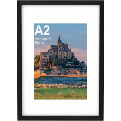 A2 Black Photo Frame