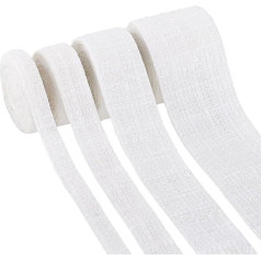 PH Pandahall 8m Braided Lace Ribbon 10/16/25/40mm Houndstooth Pattern Sewing Trim Embellishments Plaid Ribbon Decorations Wedding Braid Trim for Sewing Dress Coat Costume Party Decoration