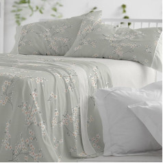 Burrito Blanco Bedding Set for 90 cm Bed (+ Sizes Available) 50% Polyester 50% Cotton 531 cm Jade Colour (90 x 190/200 cm)