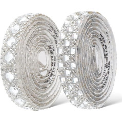 PHENOFICE 2rollen Selbstklebendes Strassband Glitzerband Strassband Zum Basteln Funkelnde Strassstreifen Für Kleidung Diy-projekte