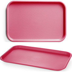 Ātrā ēdiena pasniegšanas paplāte GN 1/1 530x325 mm - sarkana