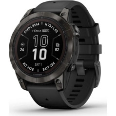 Garmin Sporta pulkstenis fenix 7 pro sapphire solar carbon gray dlc titanium 47mm carbon gray