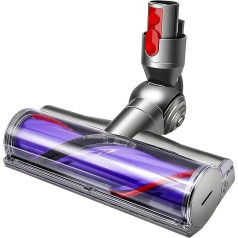 Brush Compatible with Dyson V7 V8 V10 V11 V15 SV10 SV11 SV12 SV14 SV15 SV22 SV25 SV27 SV28 SV37, Replacement Part Direct Drive Cleaner Head Turbine Floor Nozzle, Accessories Turbo Brush for Hard Floors and Carpets