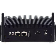 WEIDIAN Fanless PC Industrial Mini PC Fanless Win 11 Pro i5 8GB RAM 256GB SSD Core i5 8350U Mini Desktop Computer 4K 2HD, 2RS232 COM, 2Gigabit LAN, 8USB Linux Auto Power On for Business Home