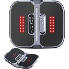 Creliver Circulation Stimulator Legs, EMS Foot Massager Electric, Improves Foot Blood Flow and Neuropathy, Fights Knee and Leg Pain, TENS Device with 8 Electrode Pads