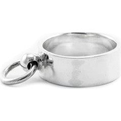 Windalf Shades-of-Grey Ring The O 8mm Fetish Jewellery Role Play Slave Ring 925 Sterling Silver