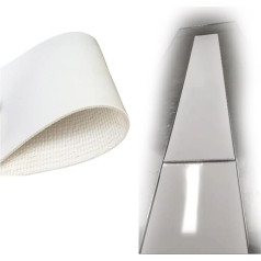 35,6 cm geneigtes PVC-Förderband, 6,1 m Trommeltransportsystem für Fabriken, effiziente Materialhandhabungslösung, robustes Design für erhöhte Produktivität