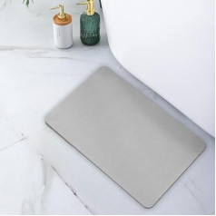 Diatomita Bath Mat 45 x 35 cm Grey