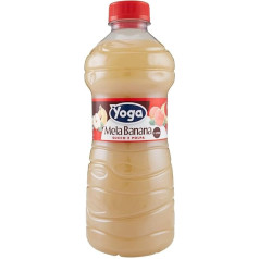 6 x Yoga Mela e Banana Fruit Juice Pet Bottle Apple and Banana Juice 1 Litre