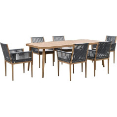 Garden Store Direct Pascal Garden Furniture - Indoor or Outdoor - 3 Sets to Choose!! L-Shaped Sofa, 4 Seater Sofa Set, Rectangular Dining Set (6 Seater, Rectangular Dining Set)