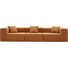 Szsxybz Oversized Modular Sectional Sofa, 2/3 Seater Modern Sofa Set, U Shaped Couch for Living Room and Office (260cm)