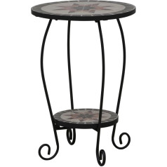 Siena Garden 875324 Blumenständer Stella, Ø 41x60cm, in schwarz matt