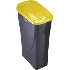 M-Home Mondex Rubbish Sorter 25 Litres with Yellow Lid