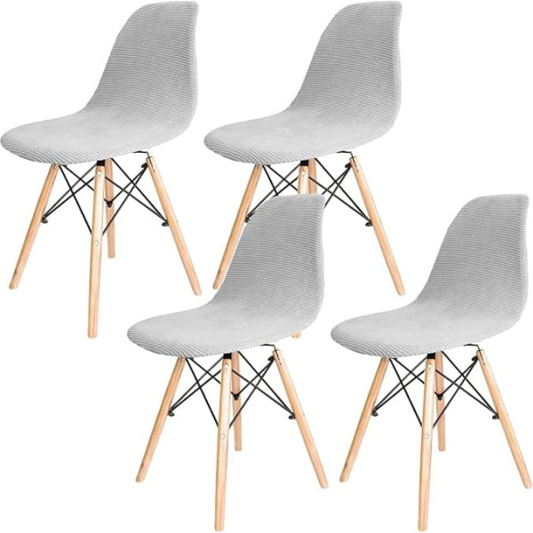 ‎Dioxide Dioxide Chair Covers Set of 4 Jacquard Stretch Dining Room Chairs Removable Cover Washable Non-Slip Chair Cover Universal Kitchen Chairs Chair Cover Cover