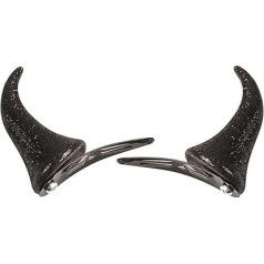 Cosplay Gothic Devil Horn Hair Clip - Devil Horns Hair Clip | Hair Pin Hair Clips Costume Hair Clips Accessories | Hair Pin Hair Clips for Travel, Masquerade, Stage Performance | Horns
