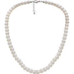 Holibanna Round Imitation Pearl Necklace Wedding Pearl Necklace for Brides (White)