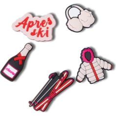Crocs Unisex Apres Ski Girl, Pack of 5 Shoe Charms, Apres Ski Girl