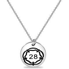 AATOP 28 Necklaces Singer Llouis Fans Gift Music Lovers Jewellery 28 Years Old Gift for Boys Girls