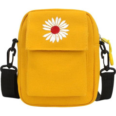 Zwenjuan Canvas Bag, Women's Shoulder Bag Handbag Shoulder Bag Female, Cross Shoulder Bags Women's Handbag Body Handbags for Women, Shoulder Bags (Yellow), yellow