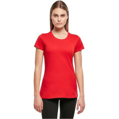 Build Your Brand Women's Basic Tee, Short Sleeve Women's T-Shirt with Crew Neck, Made of Cotton, Available in Many Colours, Sizes XS - 5XL
