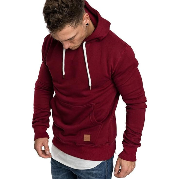 REPUBLIX R-0051 Men's Basic Hoodie, Jersey Jacket, Pullover, Hoodie, Sweatshirt